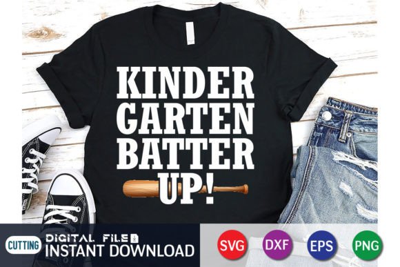 A Kindergarten Batter Up Embroidery Design for Real Projects
