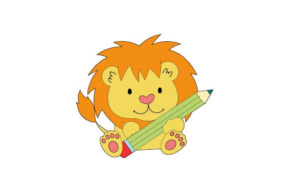 A Practical Review of the Baby Lion with Pencil Embroidery Design