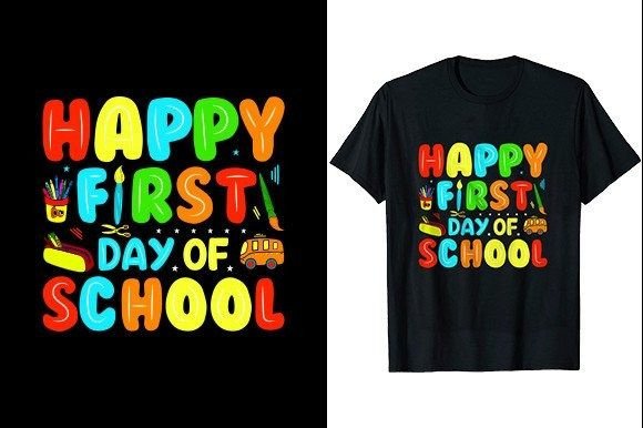 A Review of the Happy First Day of School T-Shirt Embroidery Design