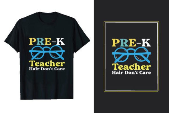 Embroidery Review: Pre-k Teacher Hair Don't Care Design