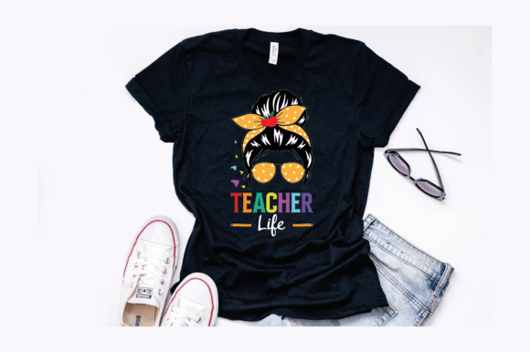 Messy Bun Teacher's Day Embroidery Design Review