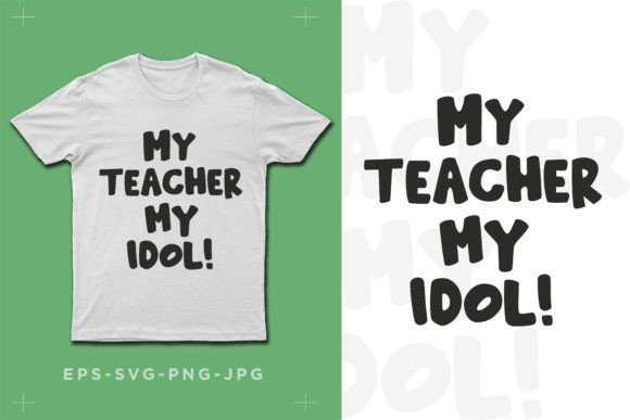 My Teacher My Idol Typography Design: A Professional Design Review