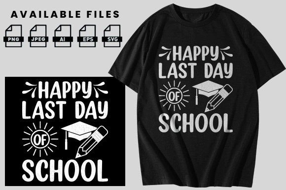 Reviewing a Last Day of School Design for Embroidery