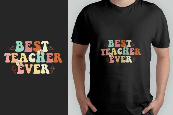 Teacher Retro Wavy T-shirt Design: A Designer's Practical Review